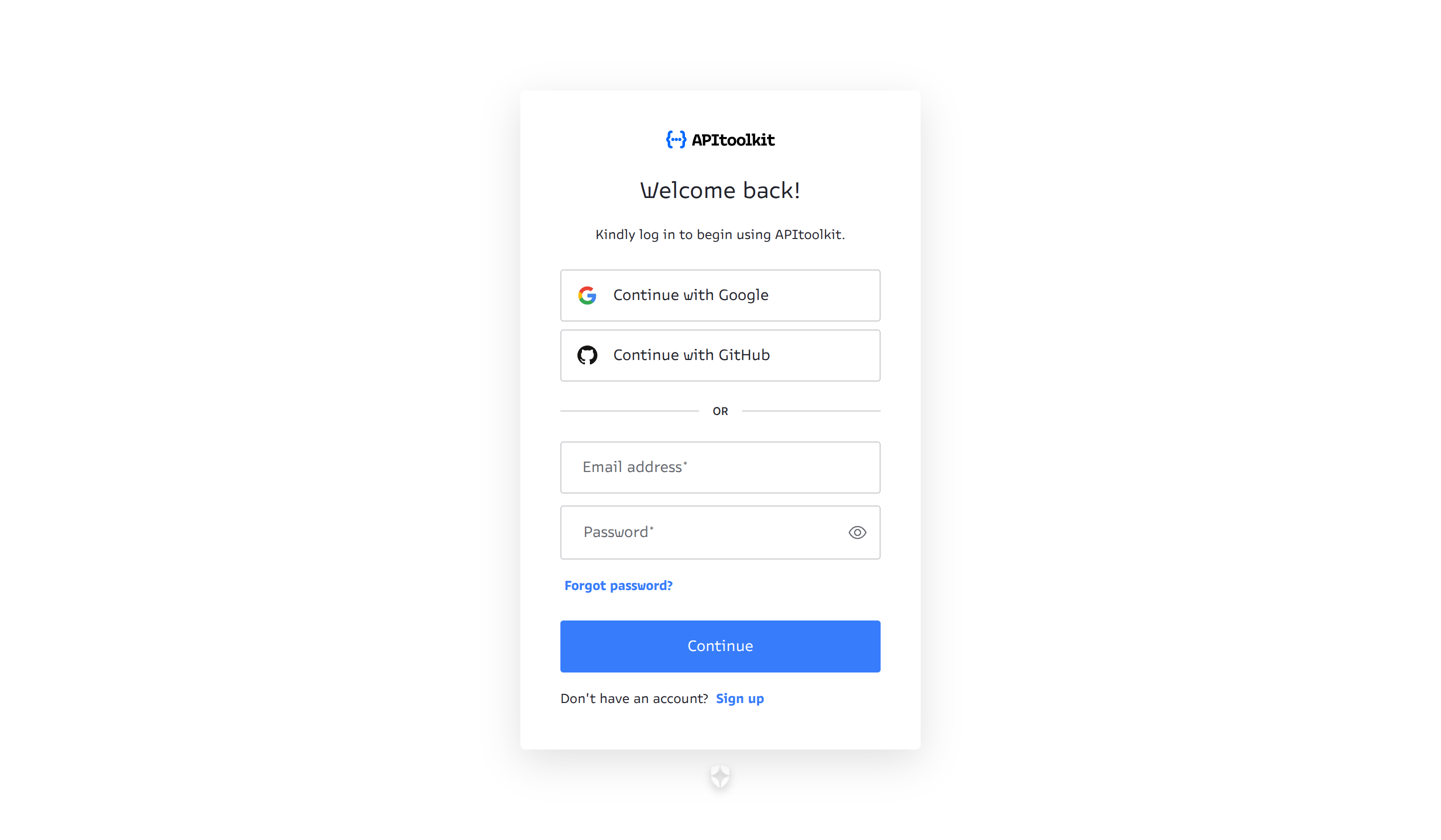 Create monoscope account
